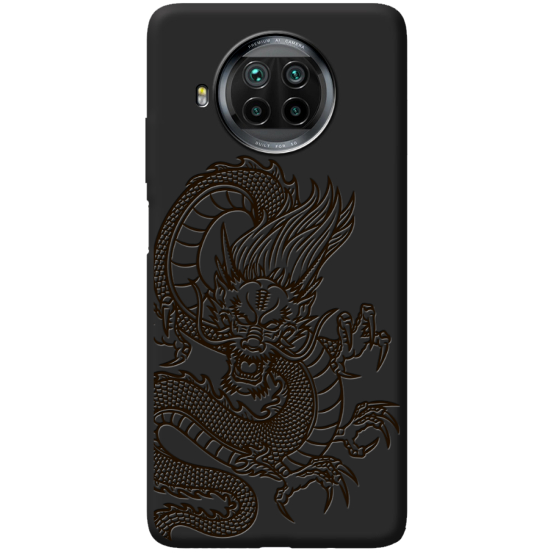 Черный чехол BoxFace Xiaomi Mi 10T Lite Chinese Dragon