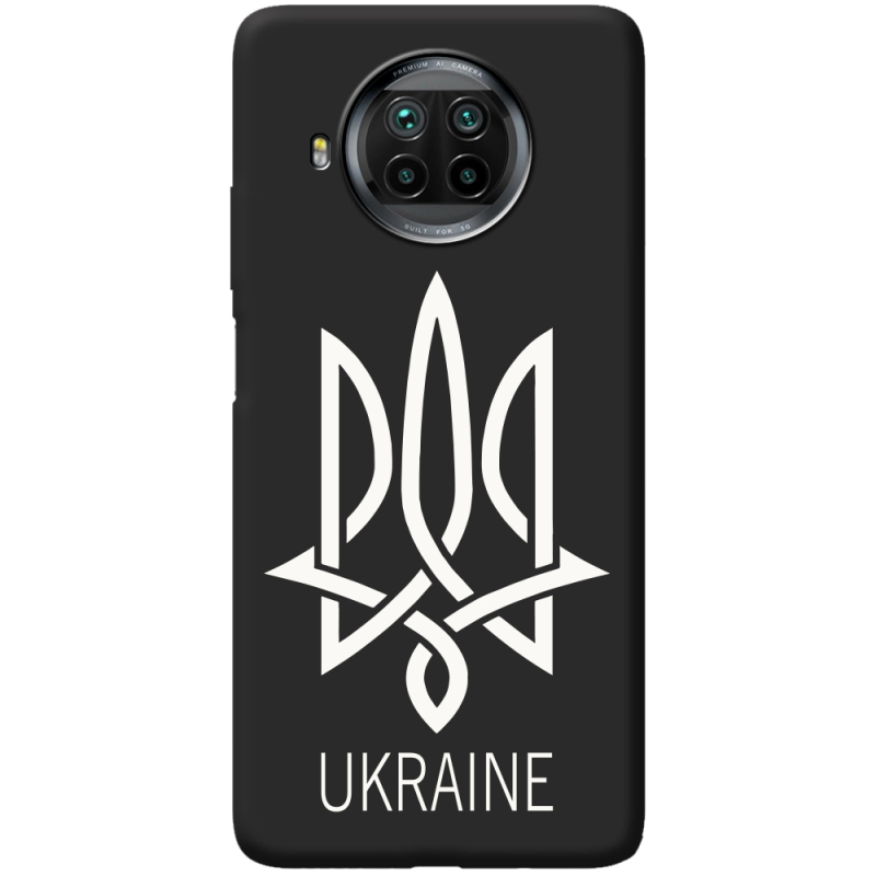 Черный чехол BoxFace Xiaomi Mi 10T Lite Тризуб монограмма ukraine