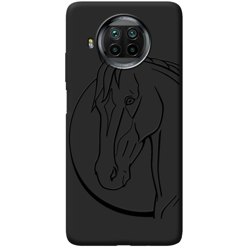 Черный чехол BoxFace Xiaomi Mi 10T Lite Horse