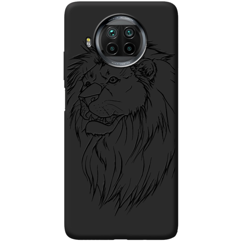 Черный чехол BoxFace Xiaomi Mi 10T Lite Lion