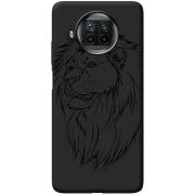 Черный чехол BoxFace Xiaomi Mi 10T Lite Lion