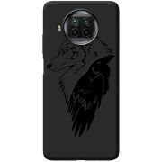 Черный чехол BoxFace Xiaomi Mi 10T Lite Wolf and Raven