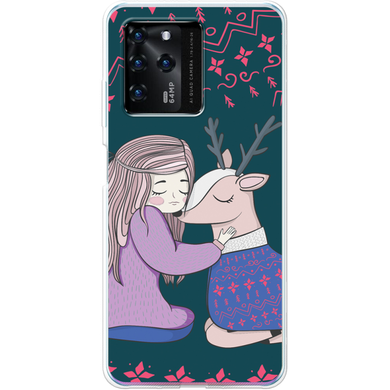 Чехол BoxFace ZTE Blade V30 Girl and deer