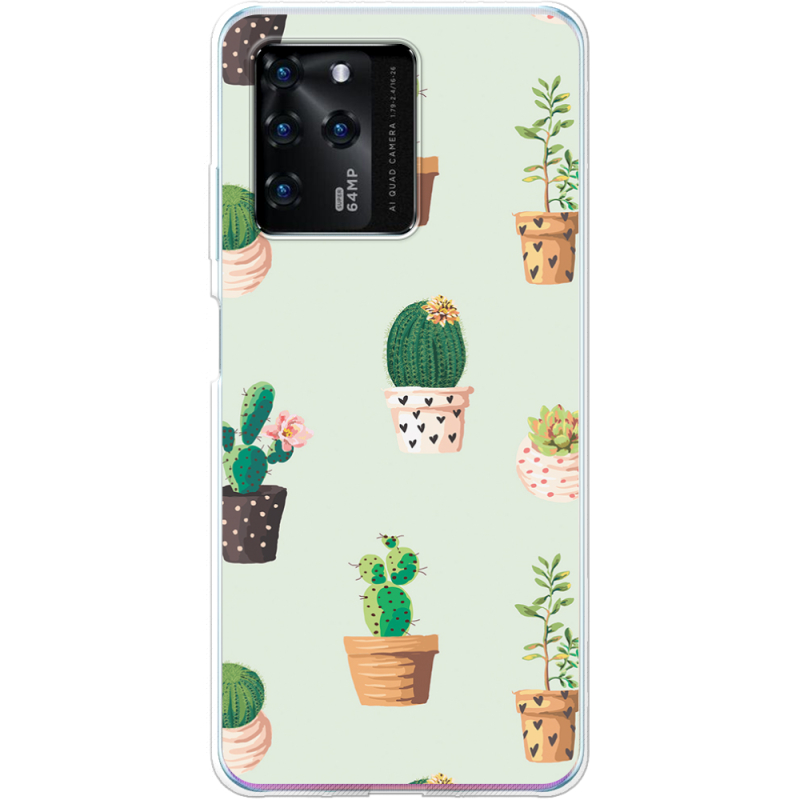 Чехол BoxFace ZTE Blade V30 L-green Cacti