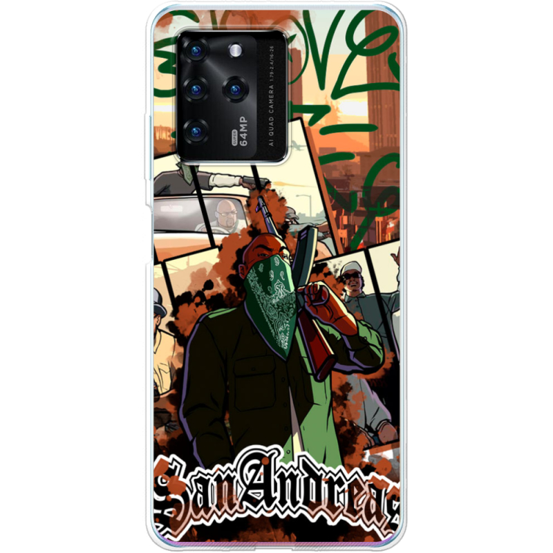 Чехол BoxFace ZTE Blade V30 GTA San Andreas