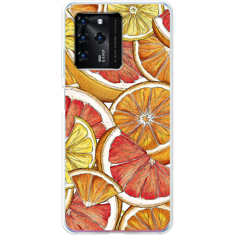 Чехол BoxFace ZTE Blade V30 Citrus Pattern