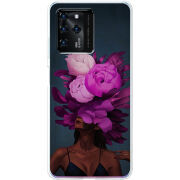 Чехол BoxFace ZTE Blade V30 Exquisite Purple Flowers