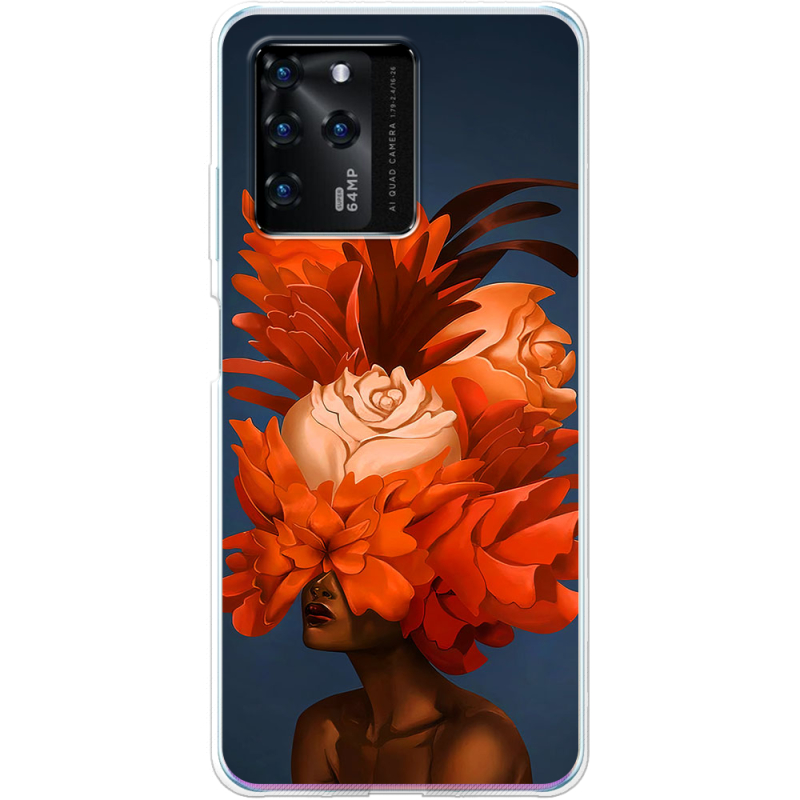 Чехол BoxFace ZTE Blade V30 Exquisite Orange Flowers