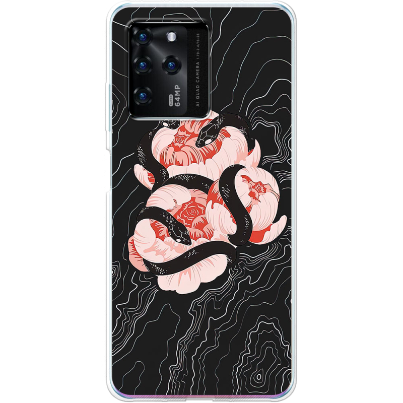 Чехол BoxFace ZTE Blade V30 Snake Rose