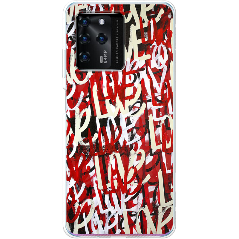 Чехол BoxFace ZTE Blade V30 Love Graffiti