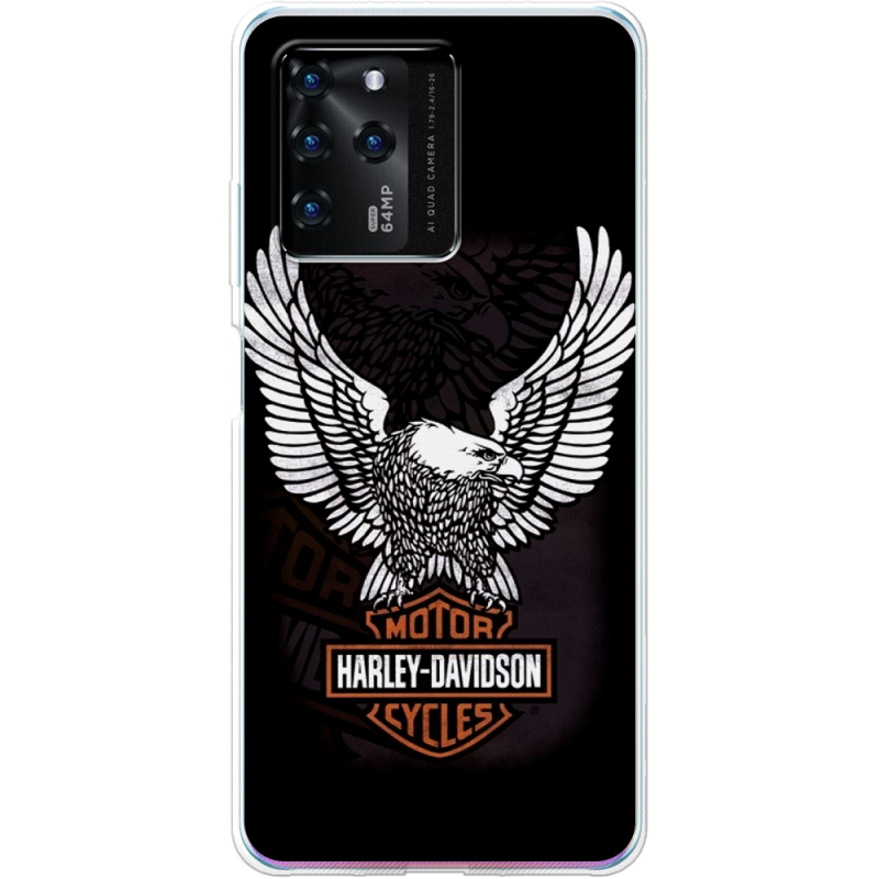 Чехол BoxFace ZTE Blade V30 Harley Davidson and eagle