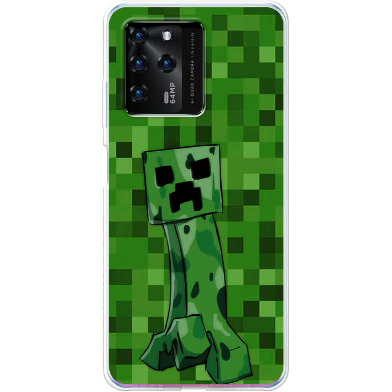 Чехол BoxFace ZTE Blade V30 Minecraft Creeper