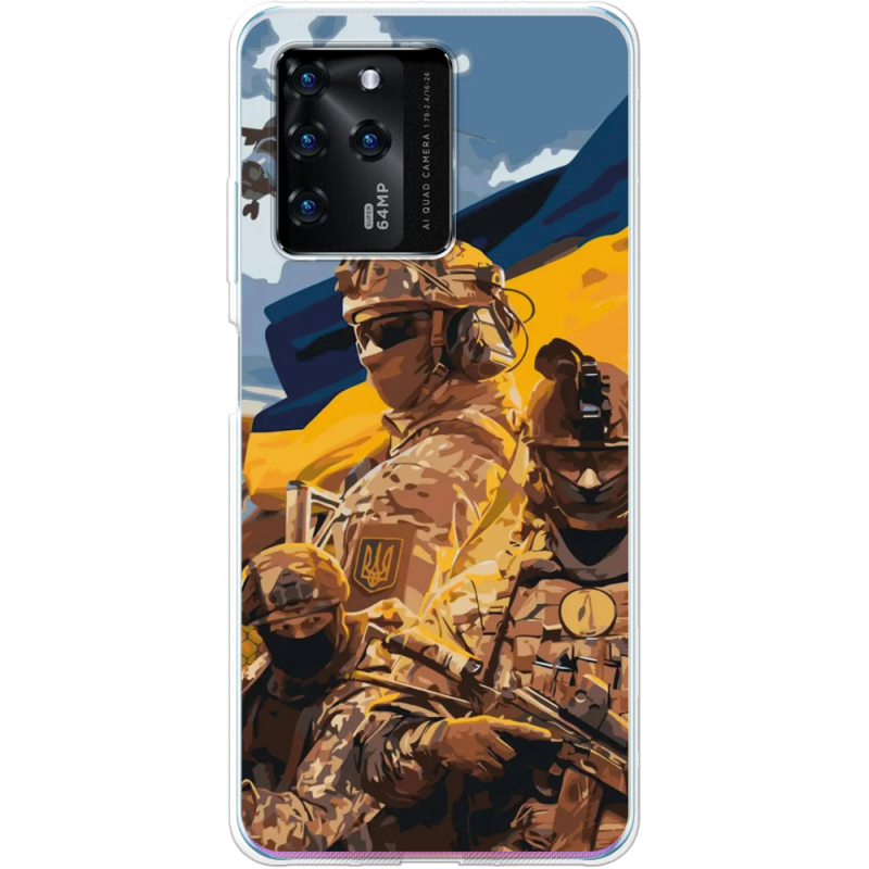 Чехол BoxFace ZTE Blade V30 Воїни ЗСУ
