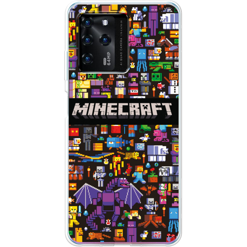 Чехол BoxFace ZTE Blade V30 Minecraft Mobbery