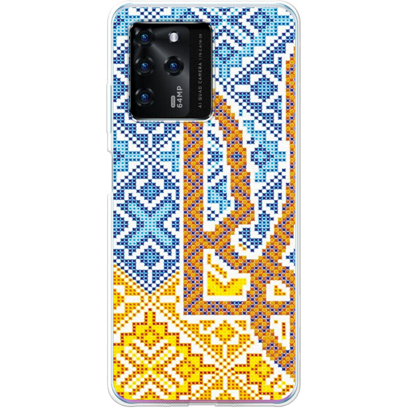 Чехол BoxFace ZTE Blade V30 Тризуб Вишивка