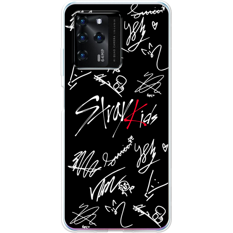 Чехол BoxFace ZTE Blade V30 Stray Kids автограф