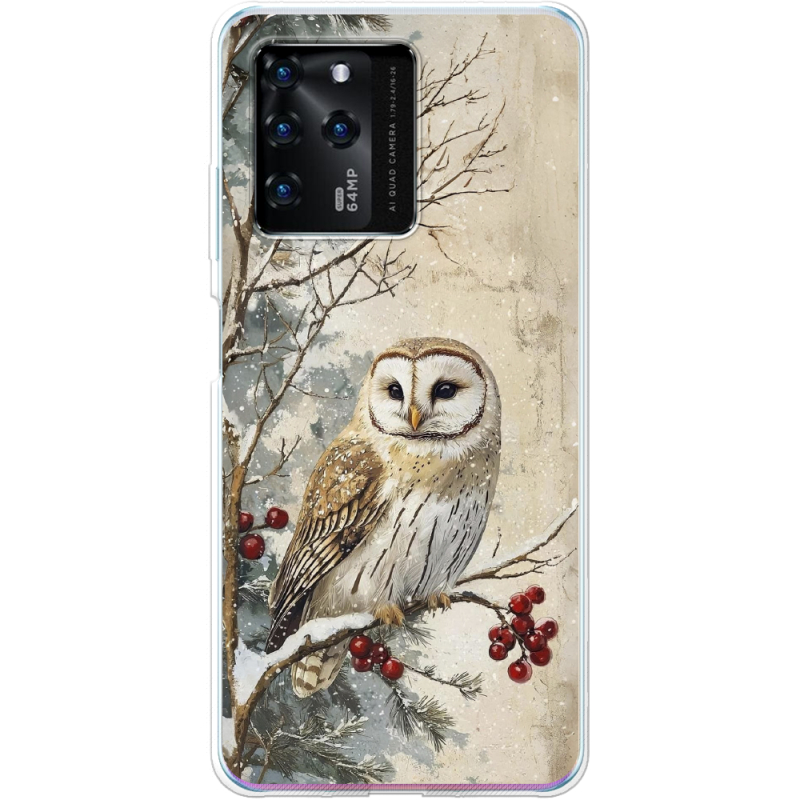 Чехол BoxFace ZTE Blade V30 Christmas Owl
