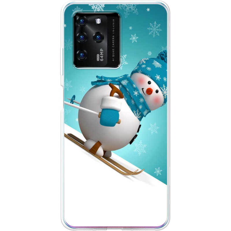 Чехол BoxFace ZTE Blade V30 Skier Snowman