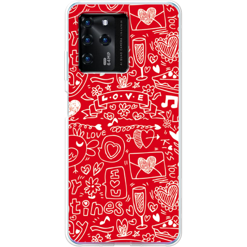 Чехол BoxFace ZTE Blade V30 Happy Valentines