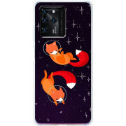 Чехол BoxFace ZTE Blade V30 Fox-Astronauts