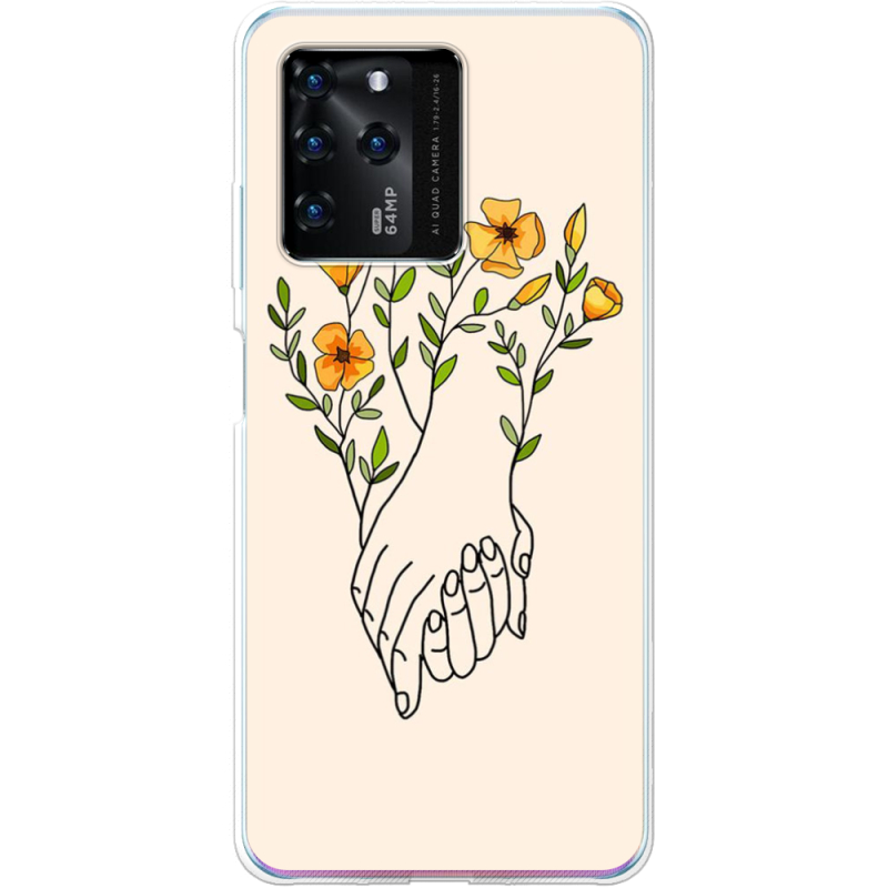 Чехол BoxFace ZTE Blade V30 Flower Hands