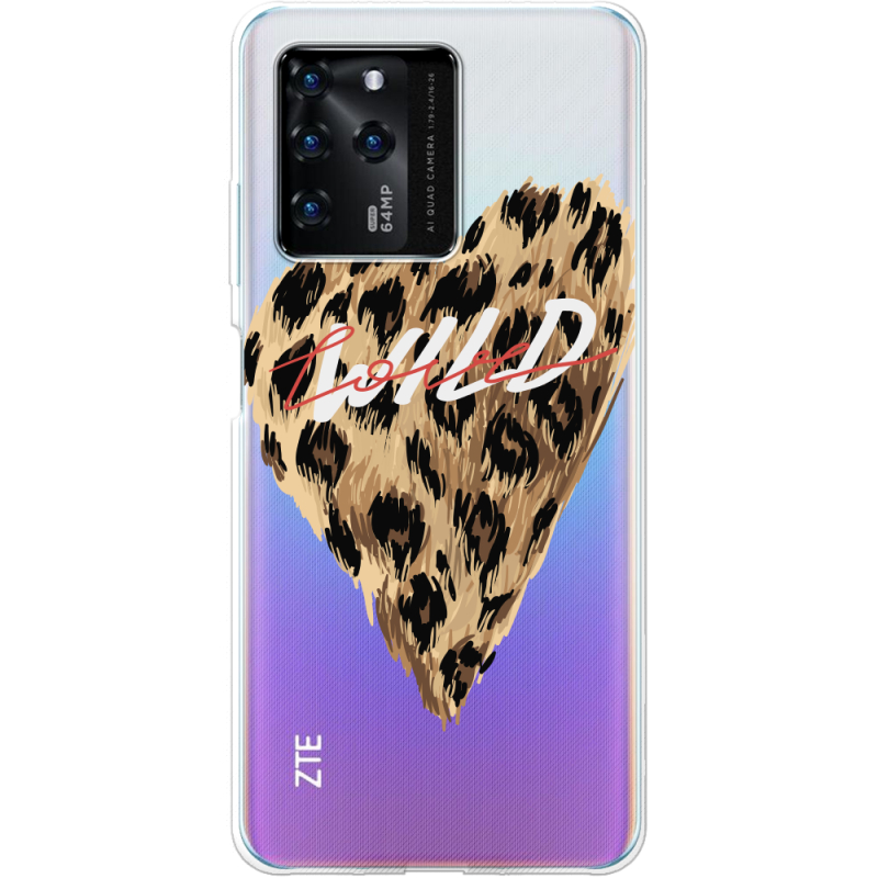 Прозрачный чехол BoxFace ZTE Blade V30 Wild Love