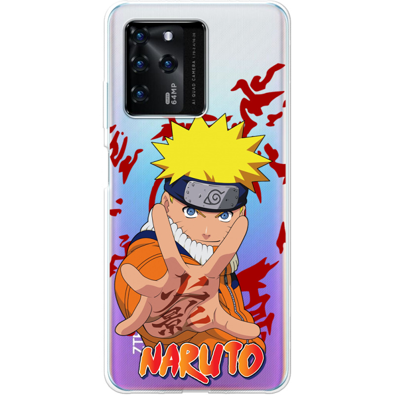 Прозрачный чехол BoxFace ZTE Blade V30 Naruto