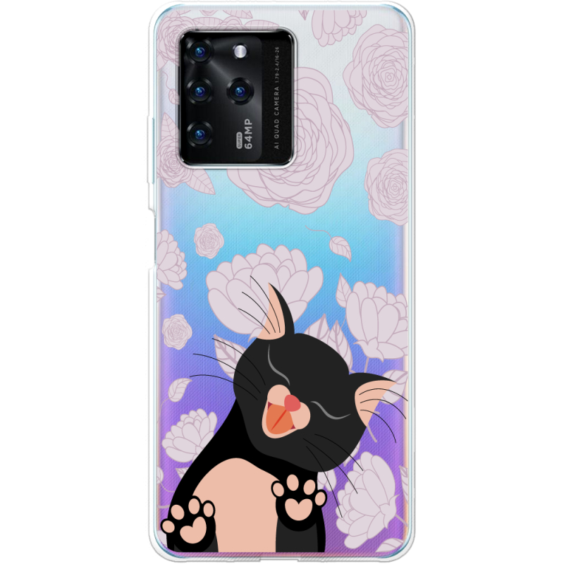 Прозрачный чехол BoxFace ZTE Blade V30 Meow