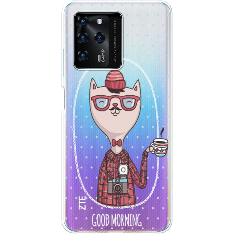 Прозрачный чехол BoxFace ZTE Blade V30 Good Morning