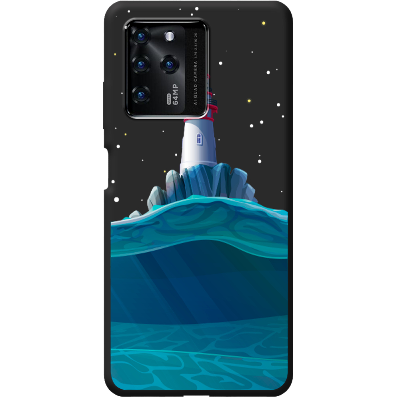 Черный чехол BoxFace ZTE Blade V30 Lighthouse