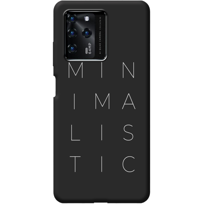 Черный чехол BoxFace ZTE Blade V30 Minimalistic