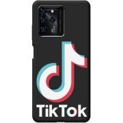 Черный чехол BoxFace ZTE Blade V30 Tik Tok