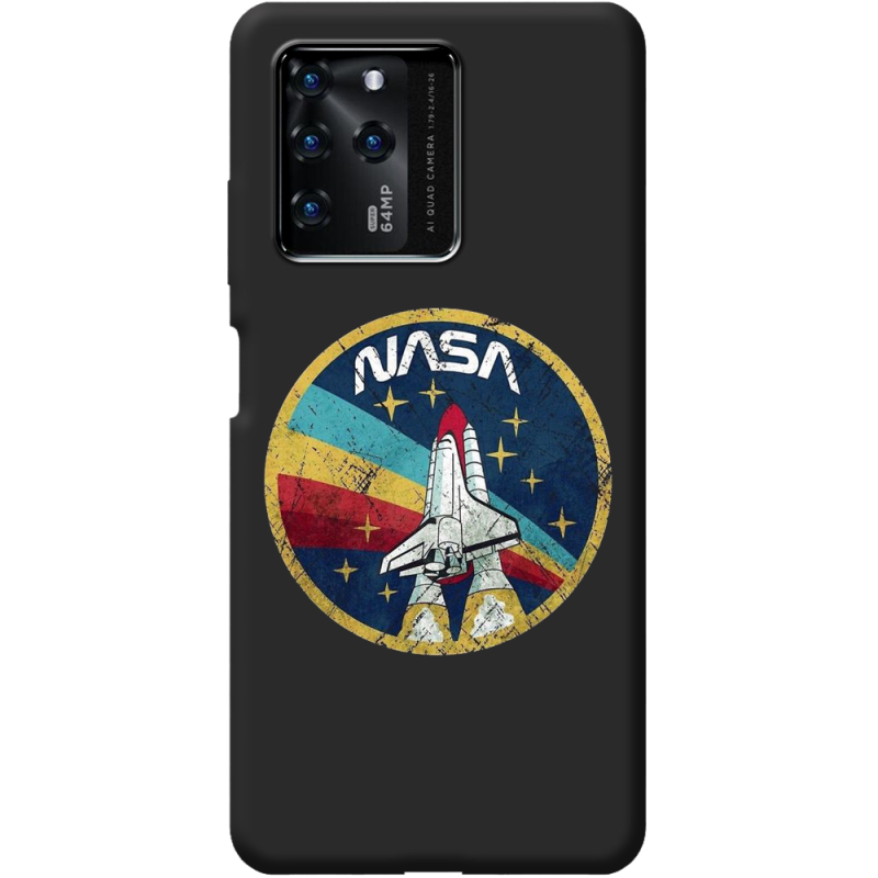 Черный чехол BoxFace ZTE Blade V30 NASA