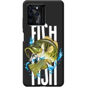 Черный чехол BoxFace ZTE Blade V30 Fish