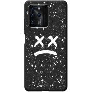 Черный чехол BoxFace ZTE Blade V30 Sad Way