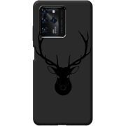 Черный чехол BoxFace ZTE Blade V30 Deer