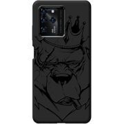 Черный чехол BoxFace ZTE Blade V30 Bear King