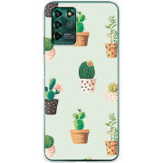 Чехол BoxFace ZTE Blade V30 Vita L-green Cacti