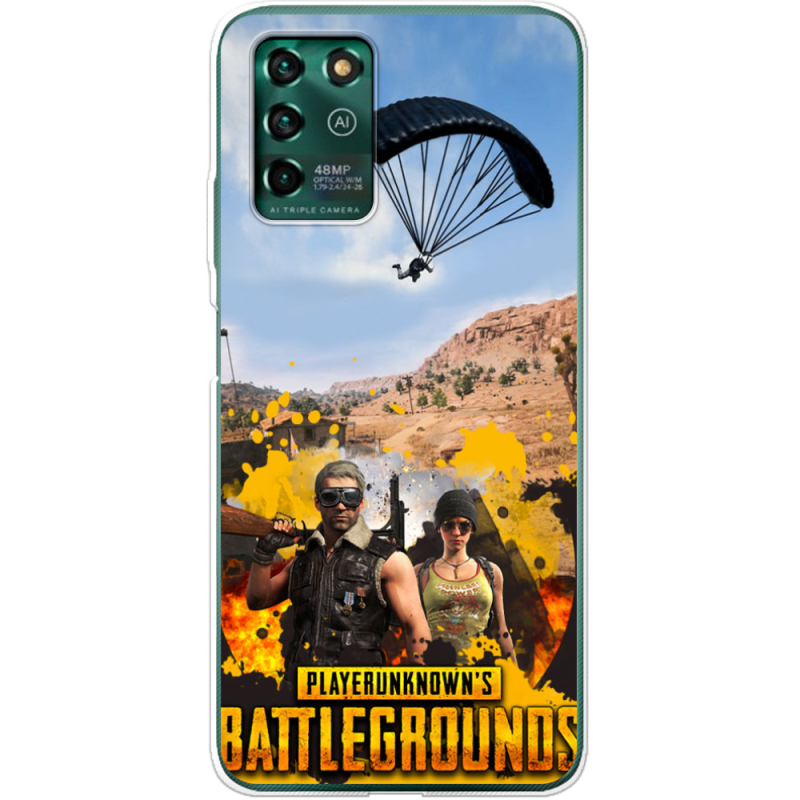 Чехол BoxFace ZTE Blade V30 Vita Pubg parachute