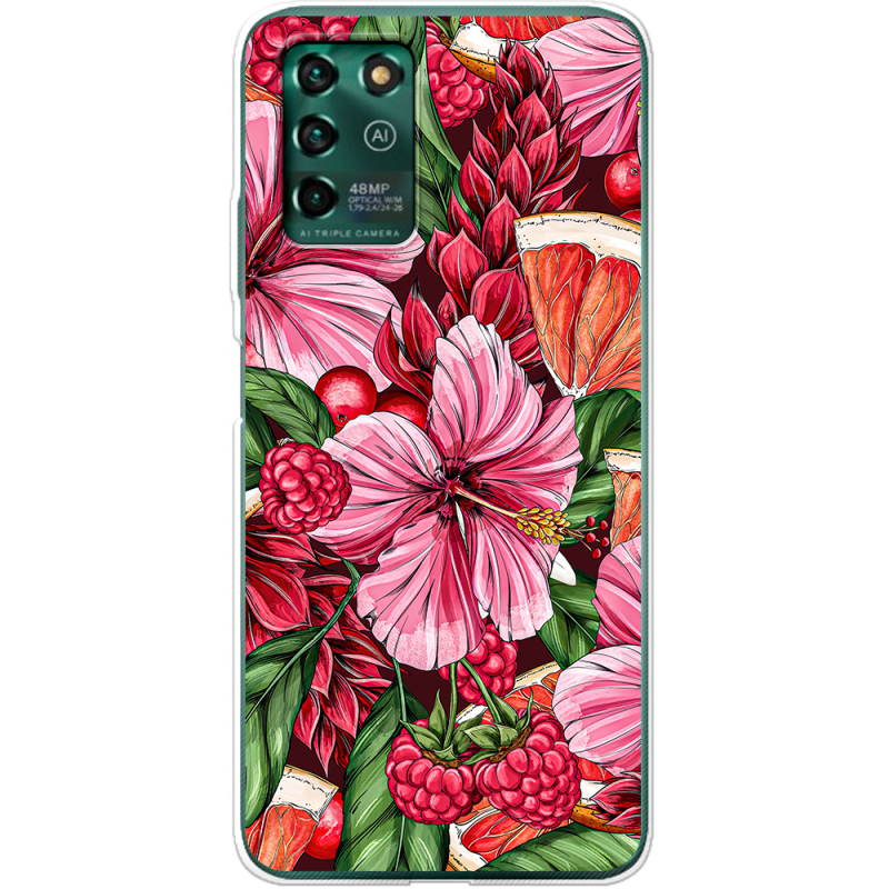 Чехол BoxFace ZTE Blade V30 Vita Tropical Flowers