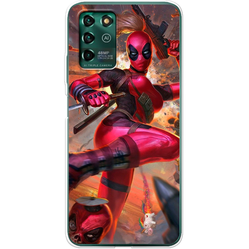 Чехол BoxFace ZTE Blade V30 Vita Woman Deadpool