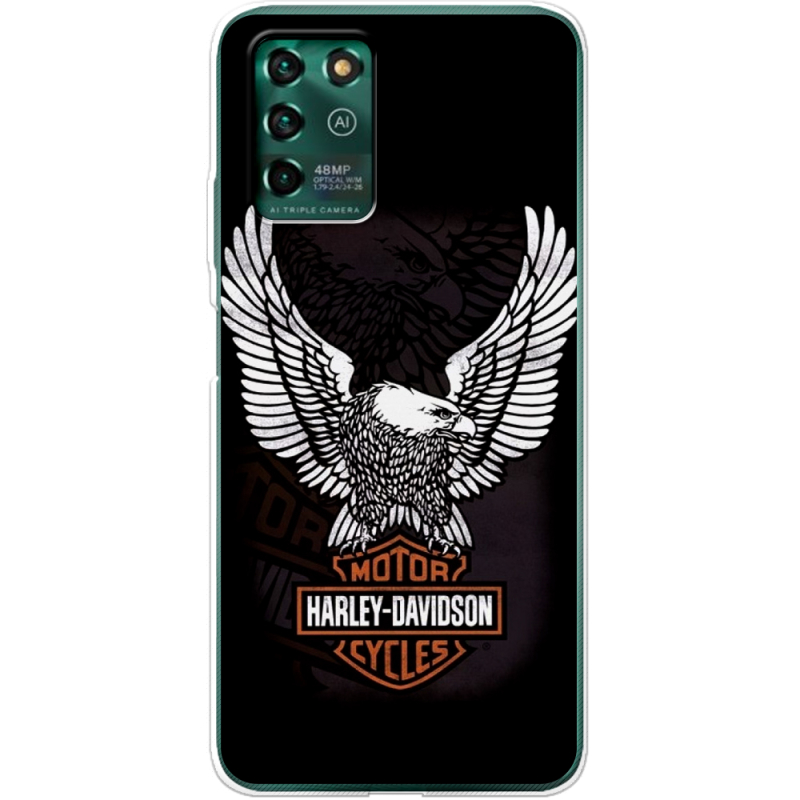 Чехол BoxFace ZTE Blade V30 Vita Harley Davidson and eagle