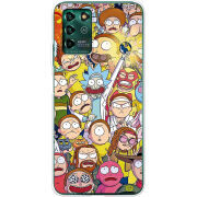 Чехол BoxFace ZTE Blade V30 Vita Rick and Morty