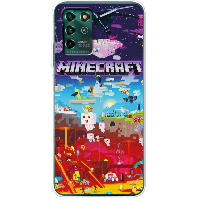 Чехол BoxFace ZTE Blade V30 Vita Minecraft World Beyond