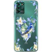 Прозрачный чехол BoxFace ZTE Blade V30 Vita Spring Bird