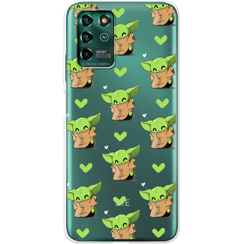 Прозрачный чехол BoxFace ZTE Blade V30 Vita Pattern Baby Yoda