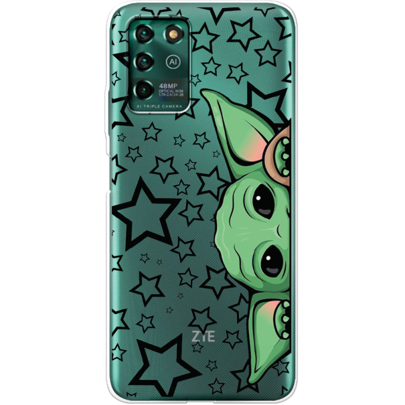 Прозрачный чехол BoxFace ZTE Blade V30 Vita Baby Yoda