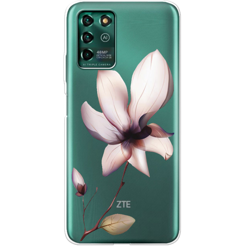 Прозрачный чехол BoxFace ZTE Blade V30 Vita Magnolia