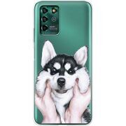 Прозрачный чехол BoxFace ZTE Blade V30 Vita Husky