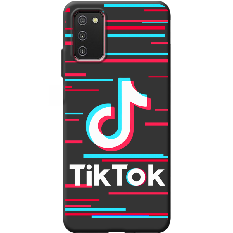 Черный чехол BoxFace Samsung Galaxy A03S (A037) Tik Tok